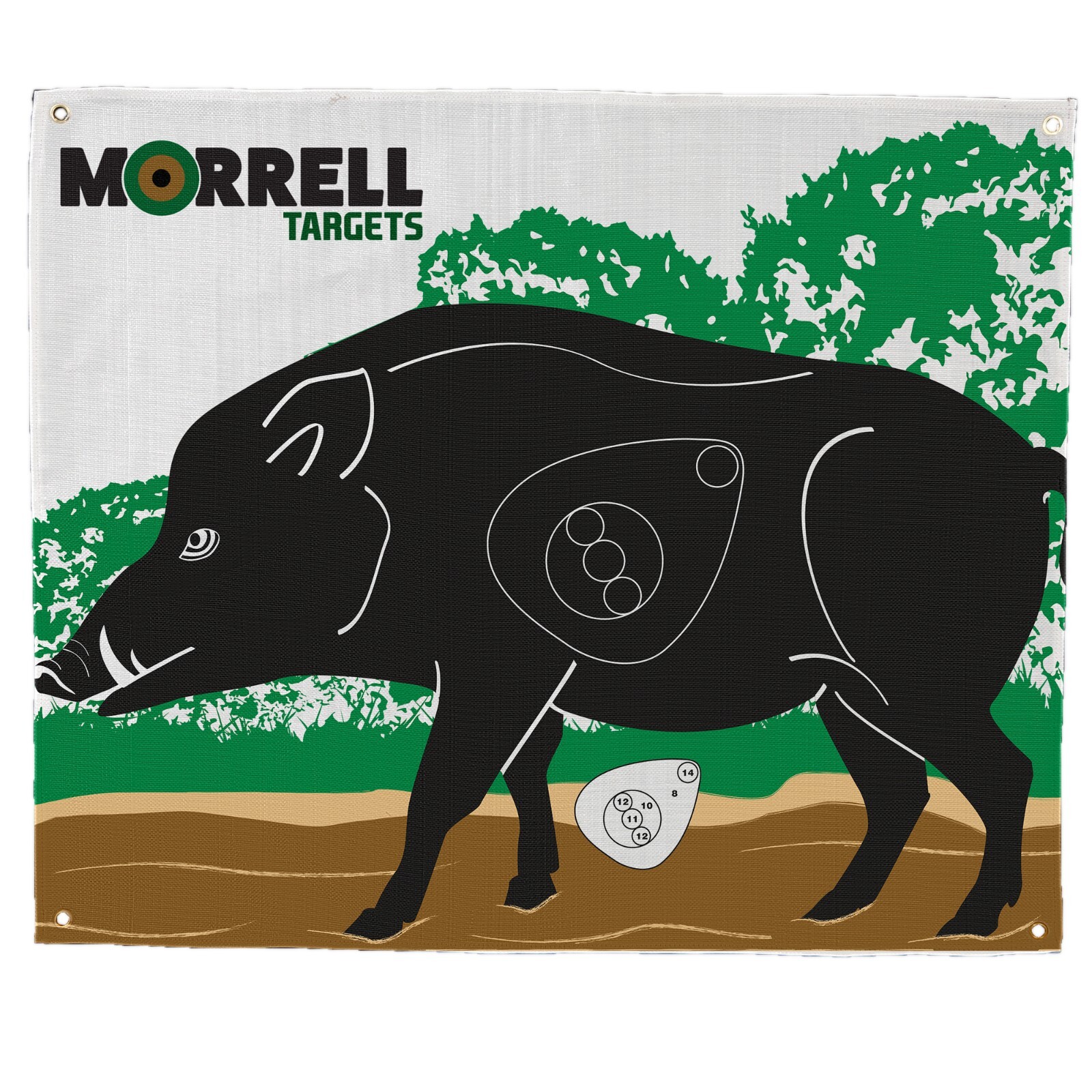 Morrell Hog Polypropylene Target Face with Grommets and Self-Healing