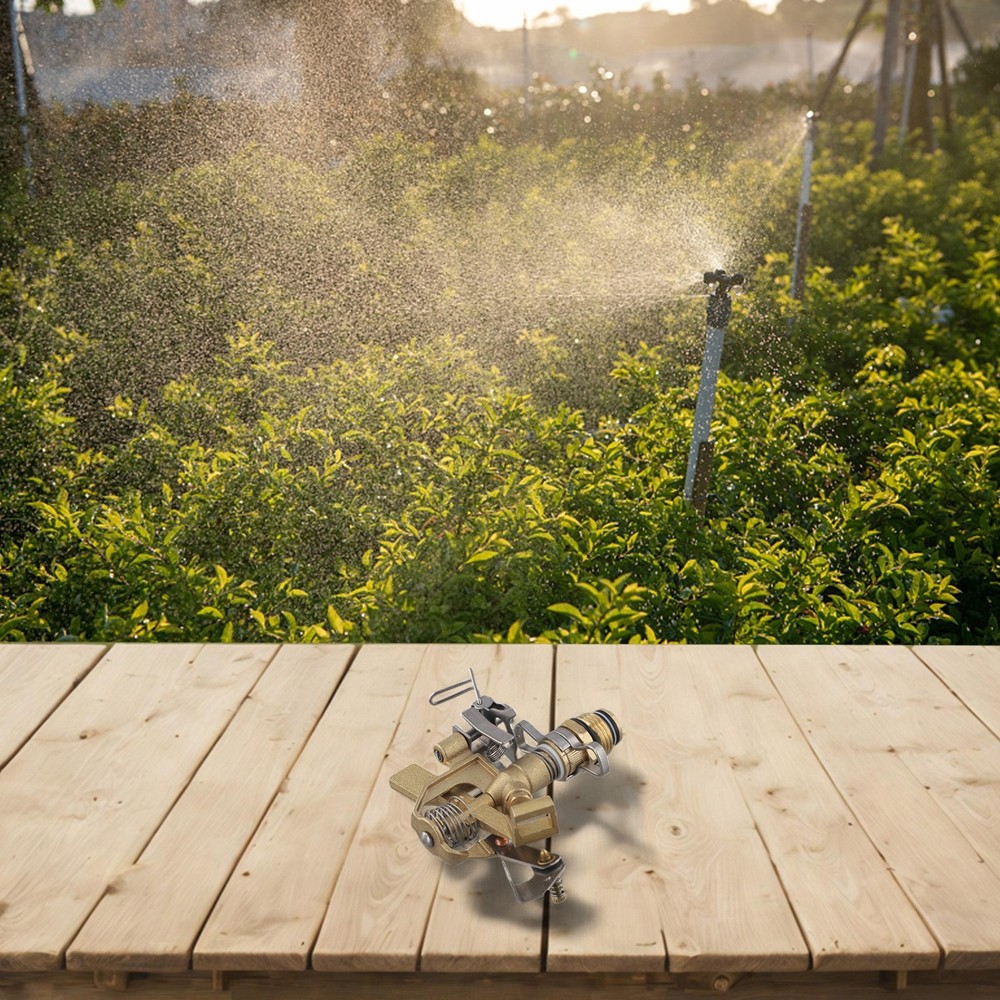 Copper Construction Garden Sprinkler with Efficient Water Saving Design