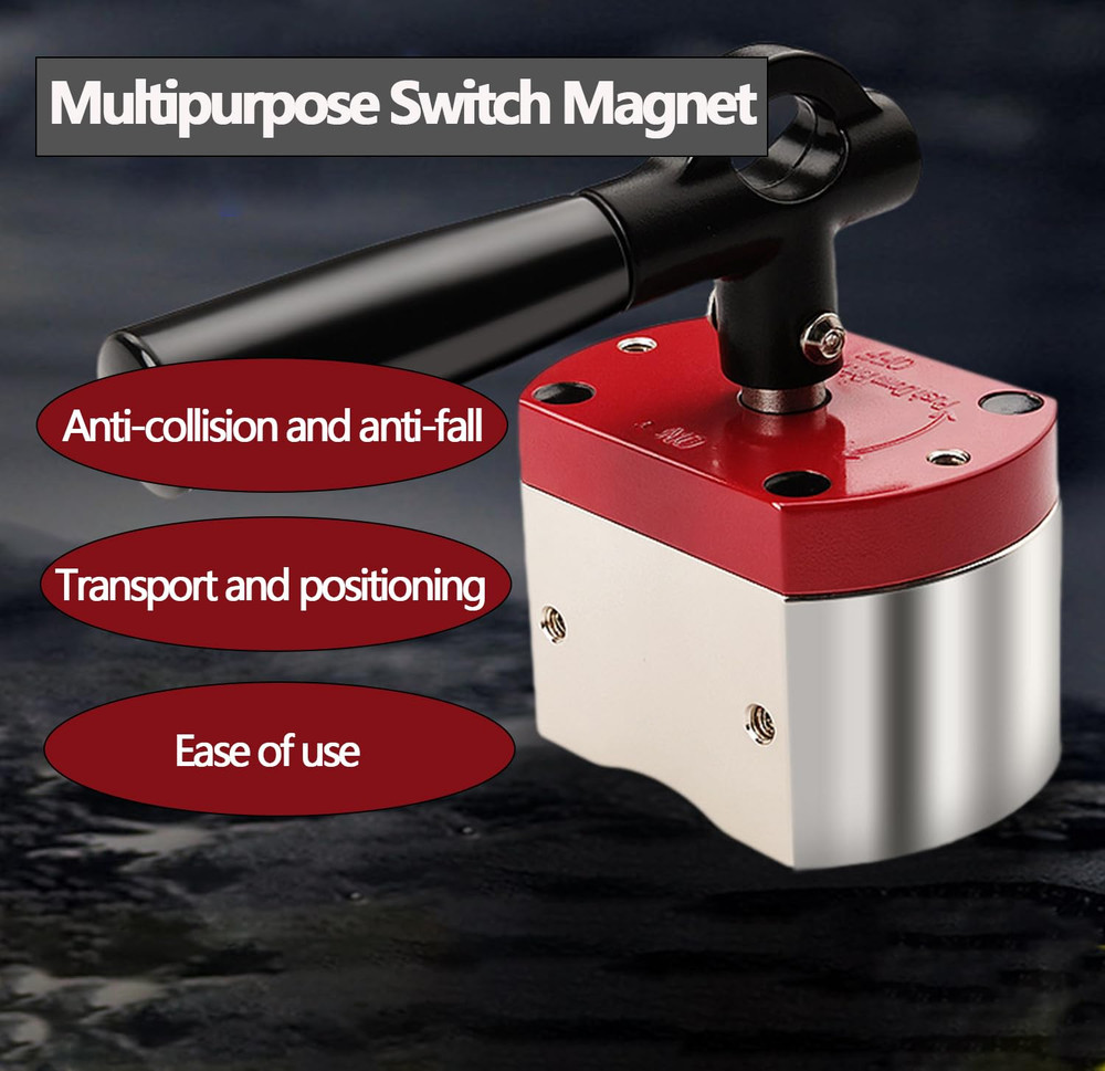Upgraded Multipurpose Switch Magnet,660 LB On/Off Magnets Pull-Off Force