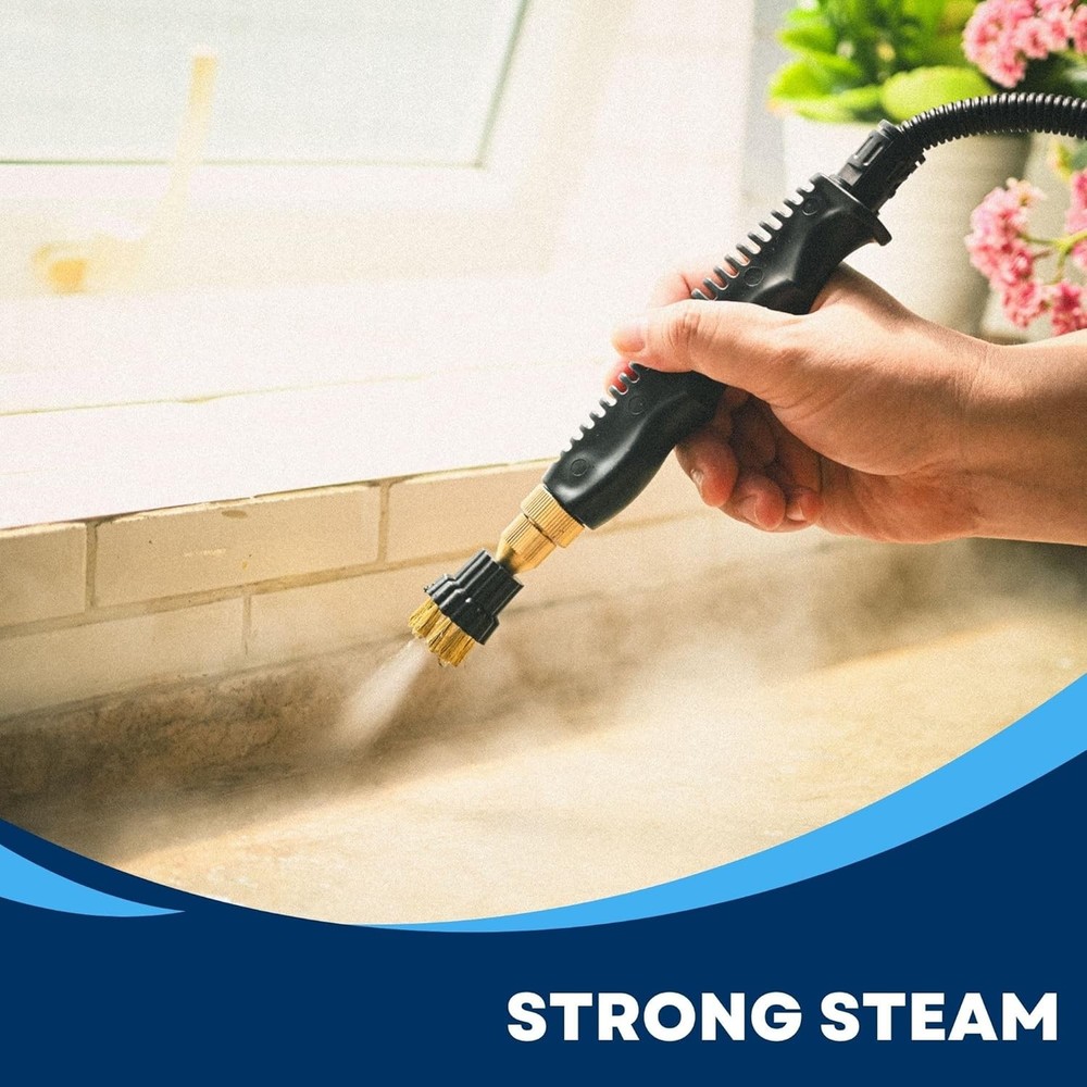 Handheld Pressurized Steam Cleaner, High Temp Portable Cleaning Machine for Auto