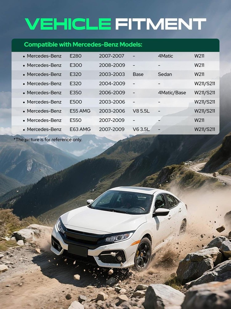 Radiator Support for E280 E300 E320 E350 E500 E55 AMG Steel Core Support