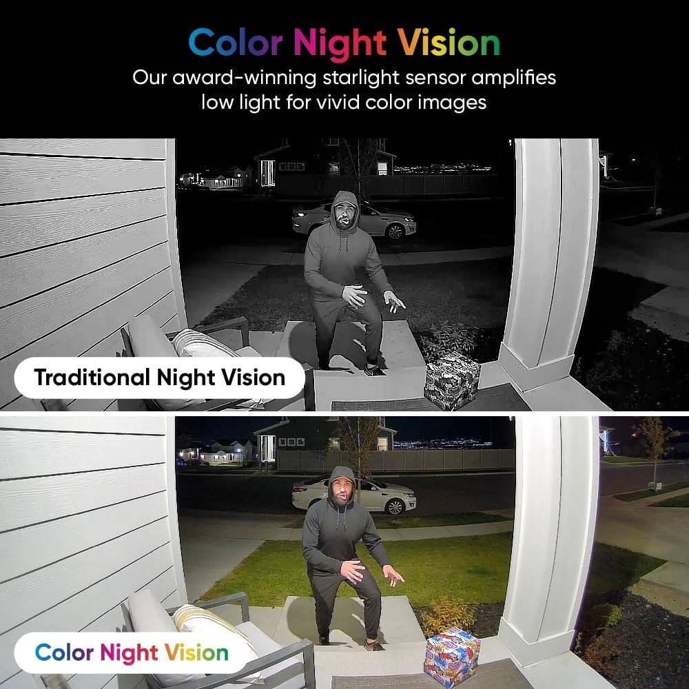 Smart Video Doorbell V2: 2K Resolution, Night Vision & Expert Setup Included