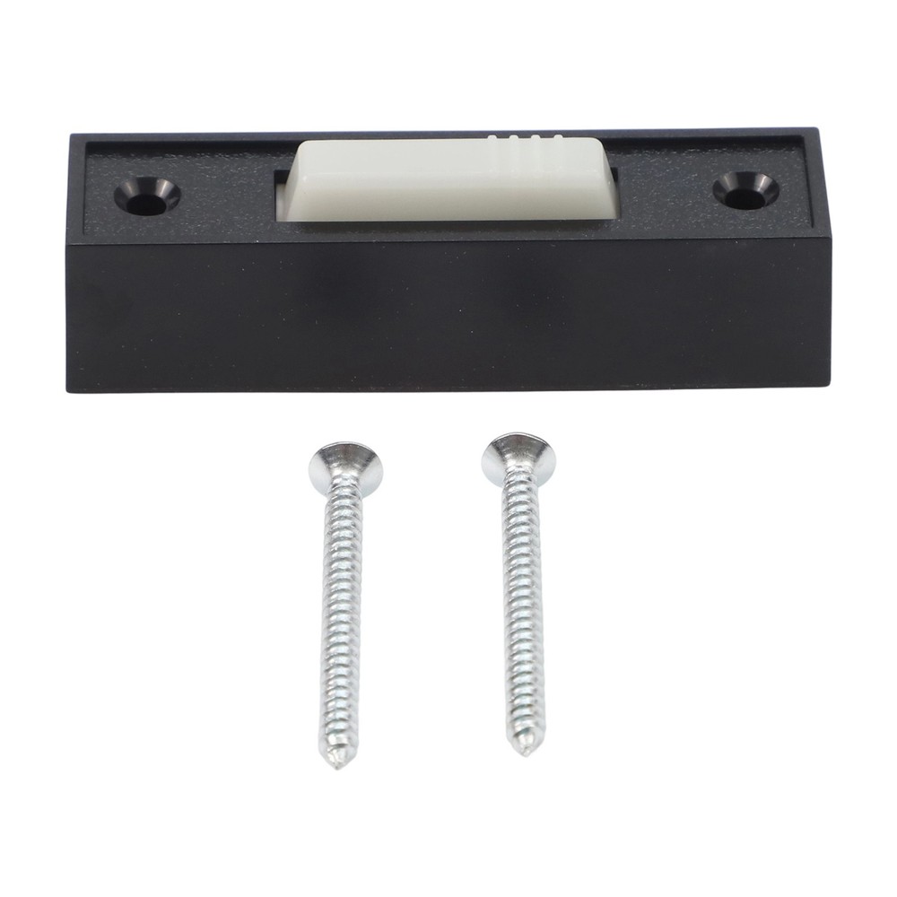 Wired Lighted Push Button in Black for Surface Mount Garage Door Opener