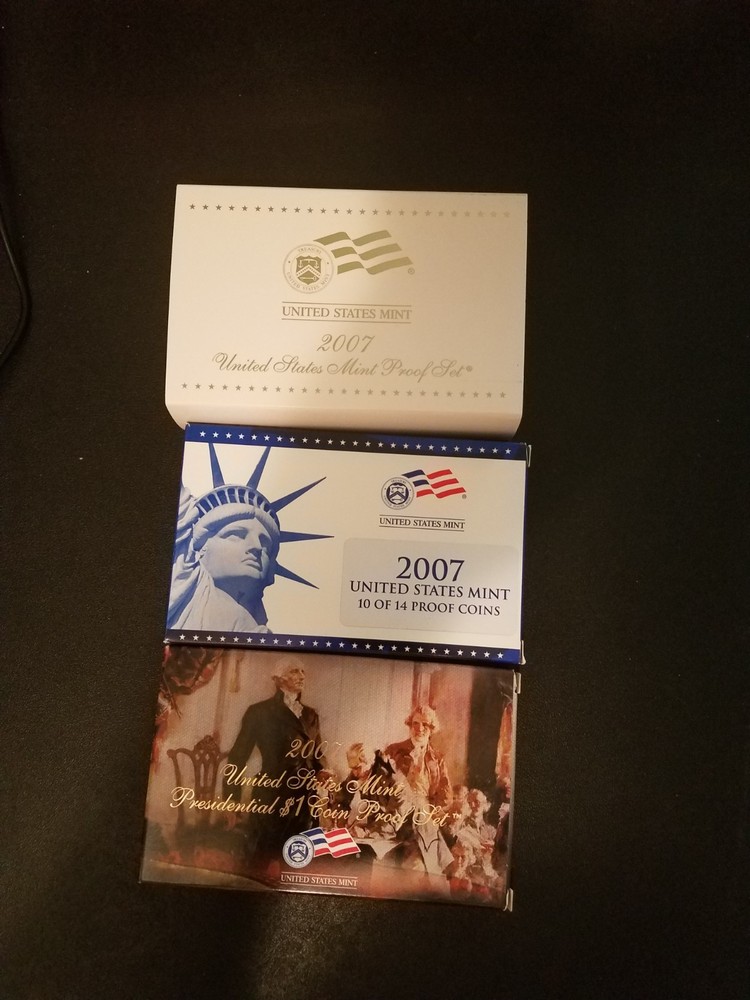 2007 united states mint proof set w/ coa