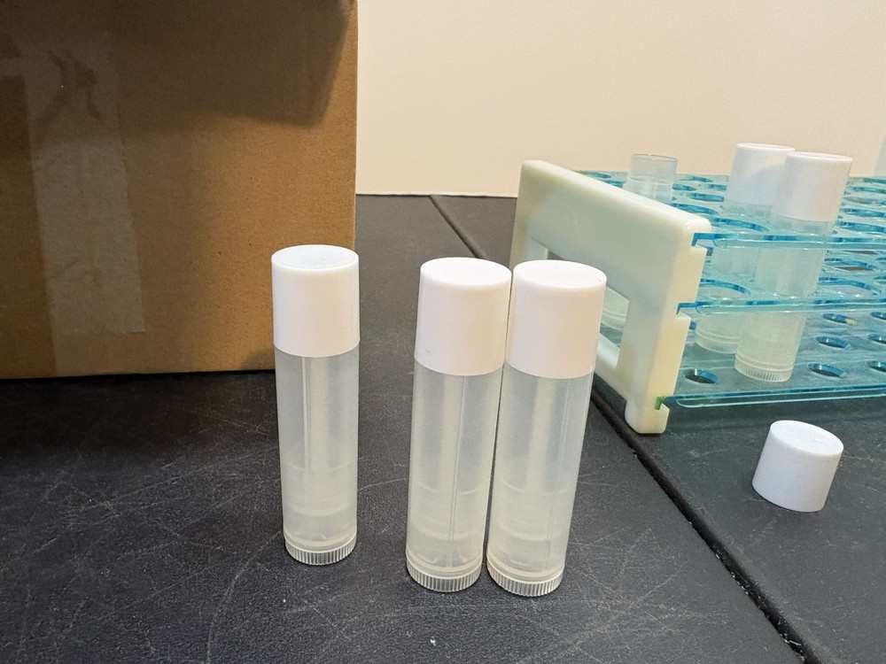 Chapstick Lip Gloss Tubes & Drying Rack DIY crafts