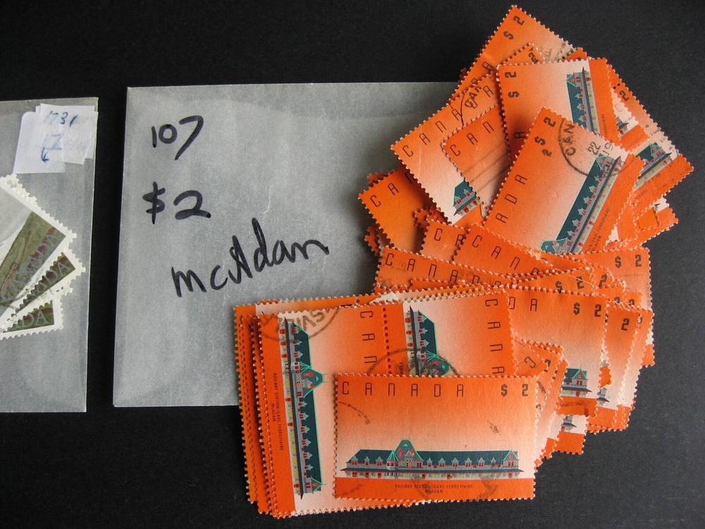 Canada wholesale 700 used $2 stamps in envelopes various issues