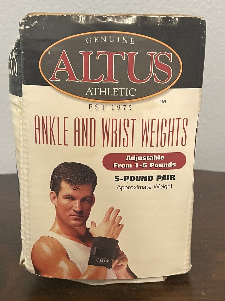 Altus Athletic Adjustable Ankle And Wrist Weights- 5 Lb Ma