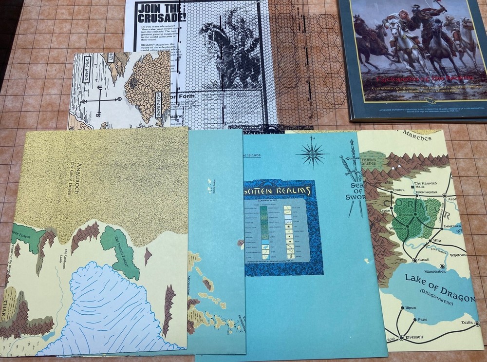 Forgotten Realms Campaign Set, Waterdeep & the North & Master DM's Book Bundle!