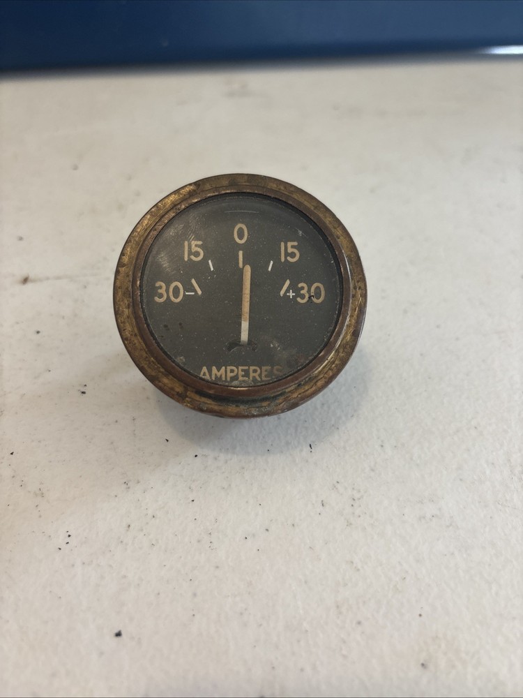 Amperes Aviation Gauge