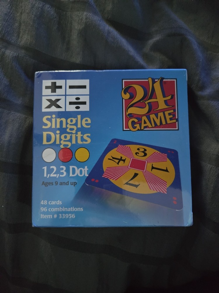 24 Game Original 1, 2, 3 Dot Single Digit
