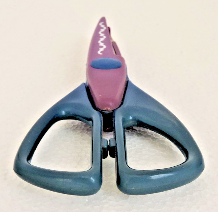 Crinkle Cut Craft Scissors 6" Cracker Wave Ruffle Edge Paper Cutter Plastic