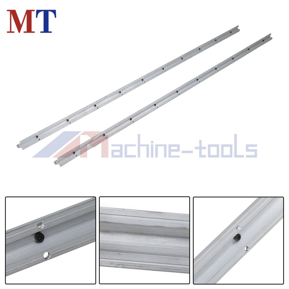 2 Pack 2000mm SBR16 Linear Rail + 4PCS SBR16UU Block for 3D Printer CNC