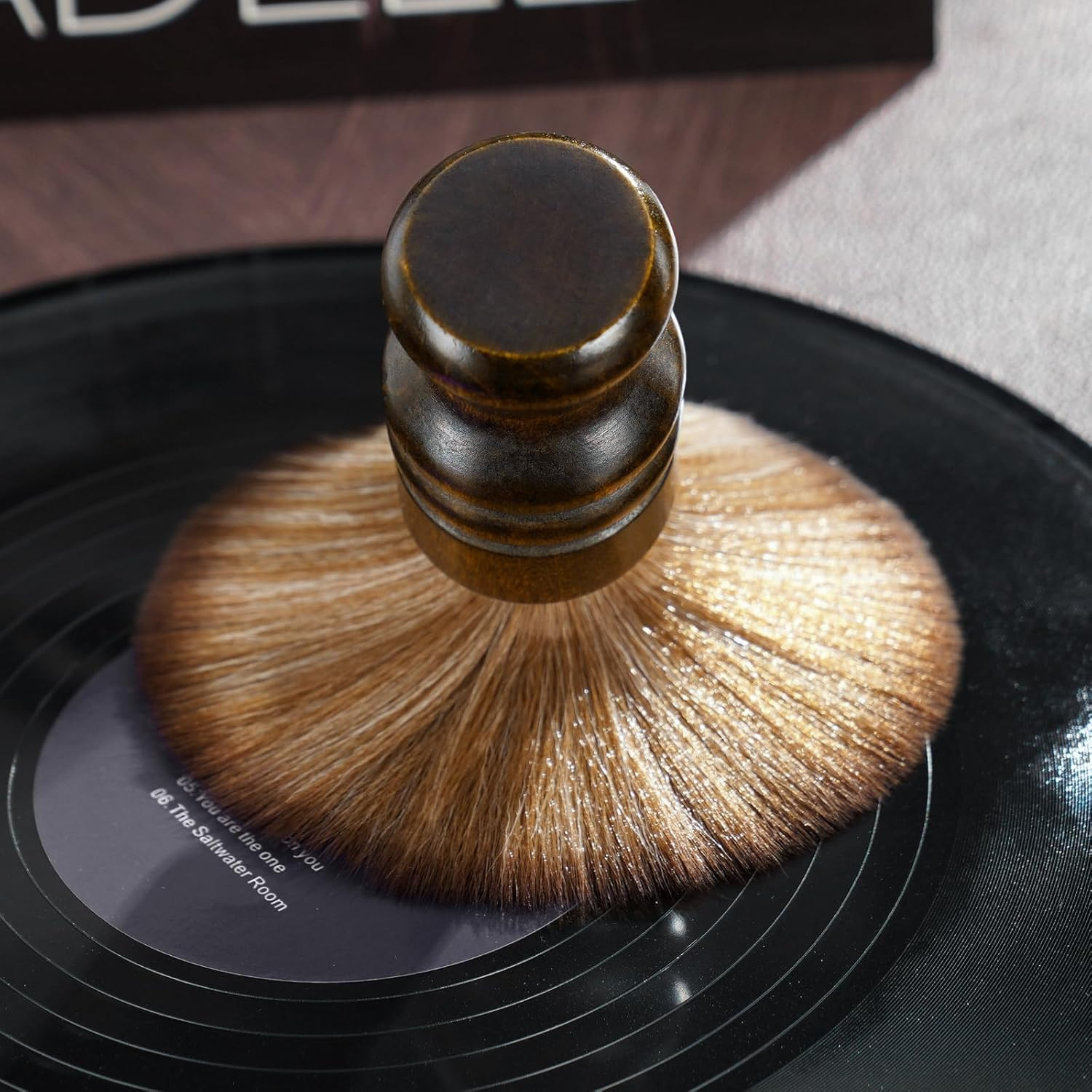 Nihome Vinyl Record Cleaning Brush, Anti-Static Soft LP Record Cleaner, Vinyl Du