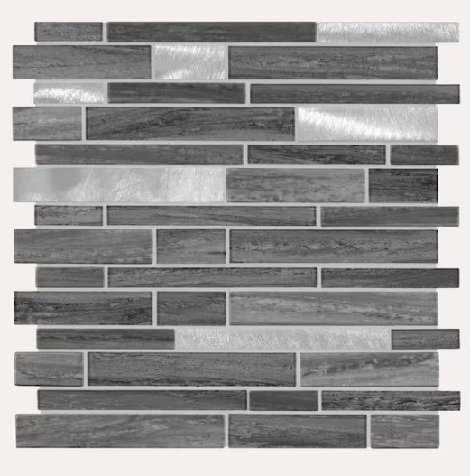 MSI Bimini Interlocking 12 in. x 12 in. Textured Glass Patterned Look Wall Tile