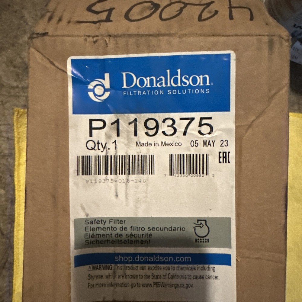 Donaldson air filter P119375,  cross ref: AF804M