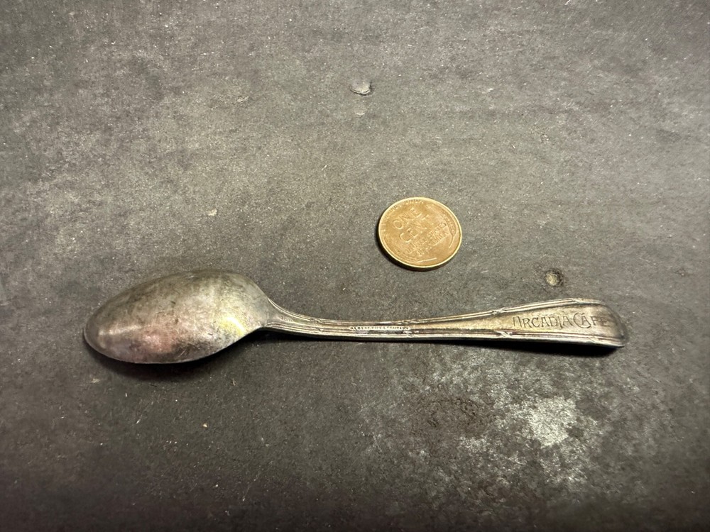 Vintage ARCADIA CAFE Teaspoon