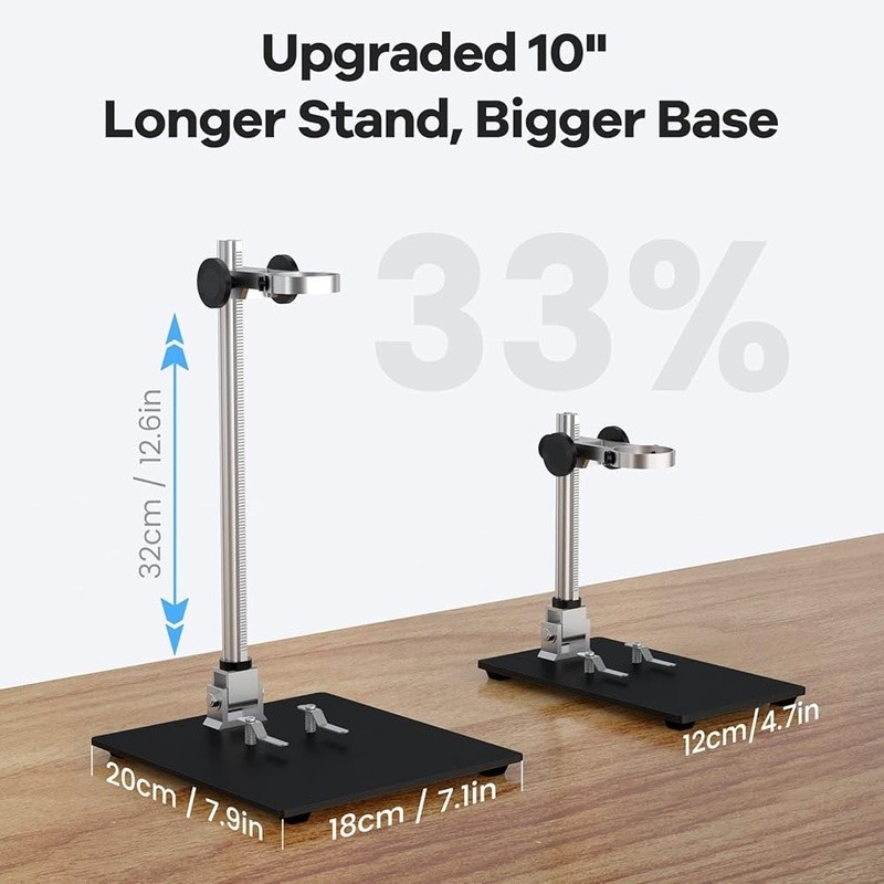 10.1'' LCD Coin Digital Microscope Full View for Error Coins Soldering Camera