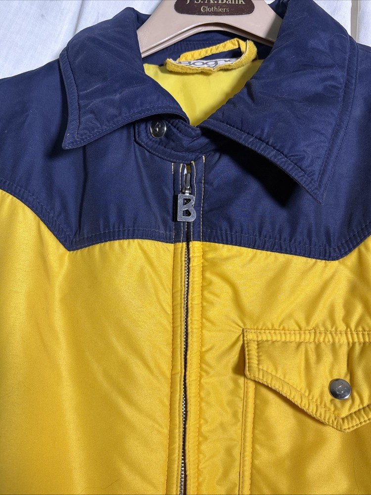 Unique Yellow Bogner Ski Jacket Size Medium