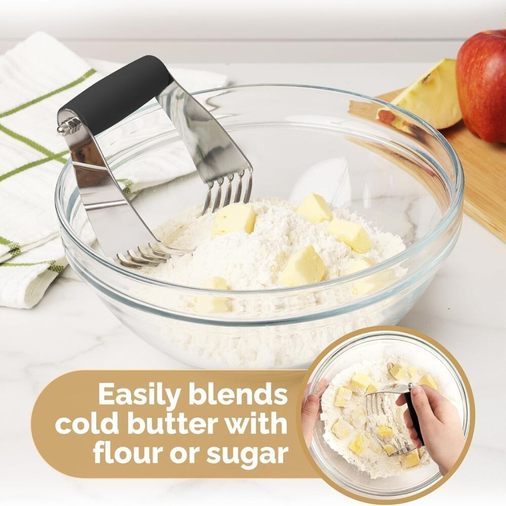 Zulay Kitchen Dough Blender & Pastry Cutter