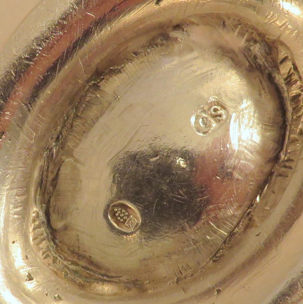 Antique Solid Silver Tulip Beaker Strasbourg Style Schuch 1732