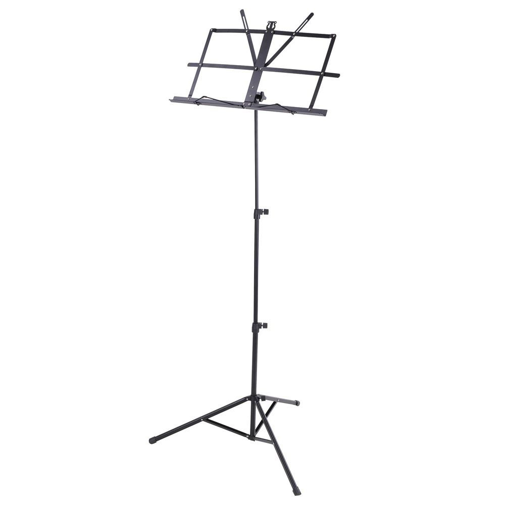 "SKY" Sturdy Folding Sheet Music Stand+Carrying Bag Adjustable Foldable Black