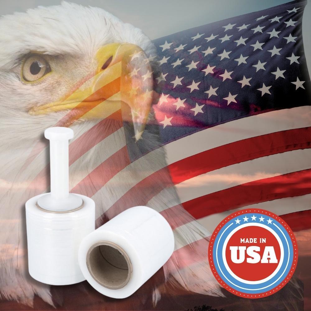 Shrink Stretch Wrap Mini Bundling Film with 1 Plastic Handle/Case - Size & Rolls