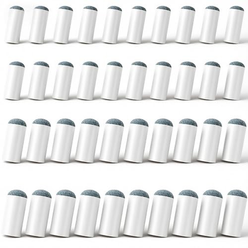 24Pcs Pool Cue Tips Replacement Kit, 4 Sizes Slip On Pool Cue Tips, Billiard