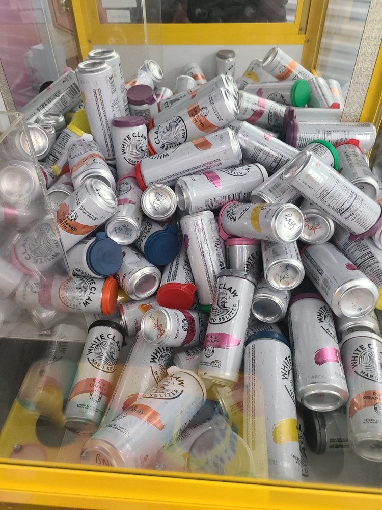 TOY PLUSH CRANE MACHINE WHITE CLAW