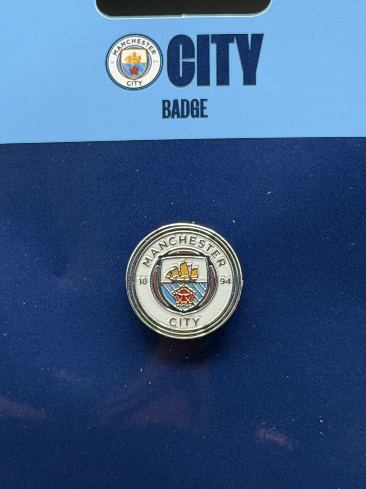 Manchester City FC - Enamel Pin Brooch Pin Lapel Pin - Officially Licensed