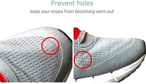 Shoe Toebox Toeburst Blowout Hole Prevention Insert/Patch () Black