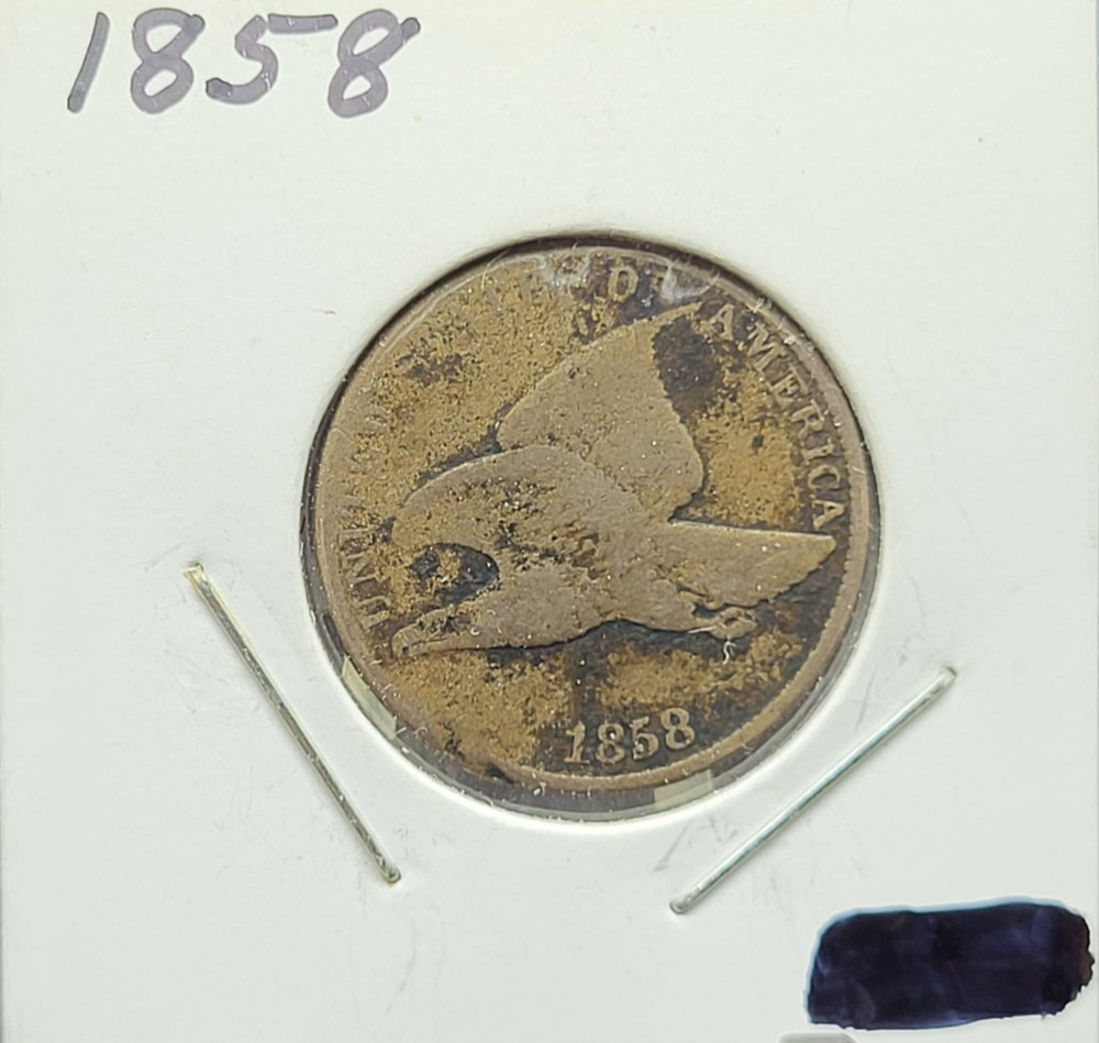 1858 U.S. Flying Eagle Cent 1 Cent 1C Type Coin