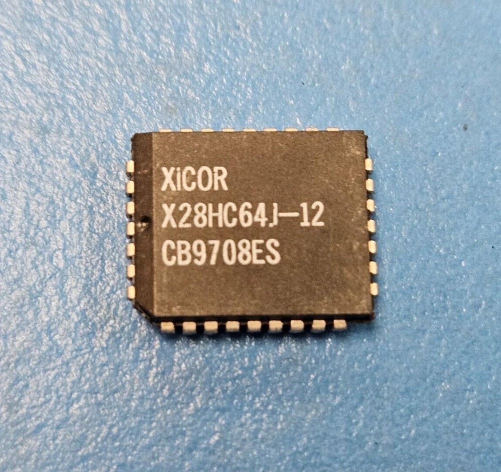(1PC) X28HC64J-12 EEPROM Parallel 64K-bit 8K x 8 5V 32-Pin PLCC