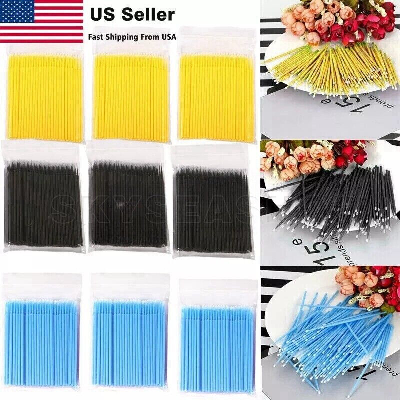 USA Disposable Materials Dental Micro Brush Applicator 4 Models