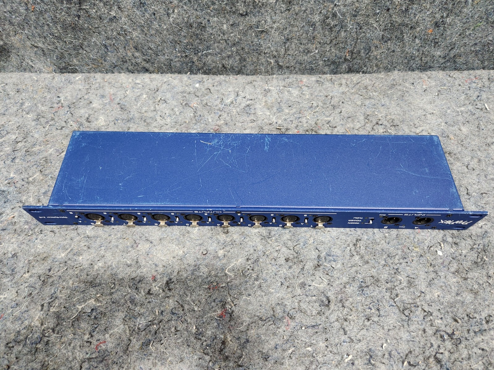 TMB ProPlex DMX512 Opto-Splitter 2x8 (2x 5-Pin XLR In, 8x Out) PPDDS285 Rackmoun