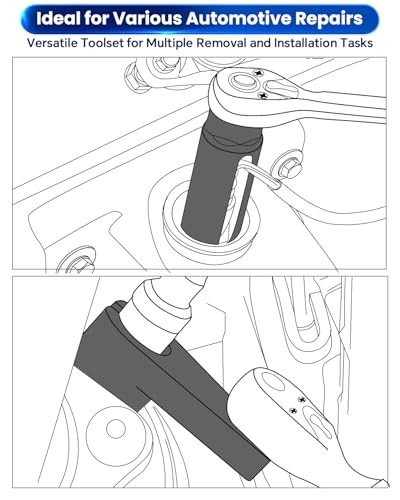10Pcs Oxygen Sensor Socket Set Sensor Oil Pressure Sending Unit Removal Kit