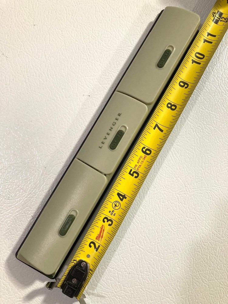 Levenger Adjustable Green Portable - 11 Hole Paper Punch