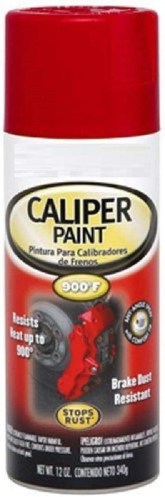 Red Coating High Temp Engine Enamel Header & Caliper Brake Paint Spray 900F