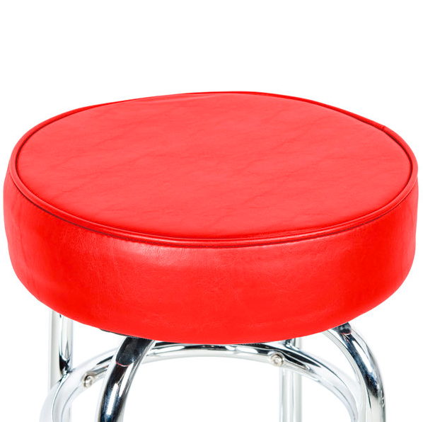 Commercial Vinyl Swivel Bar Stool Counter Height Indoor Seating Resto Bar Pub