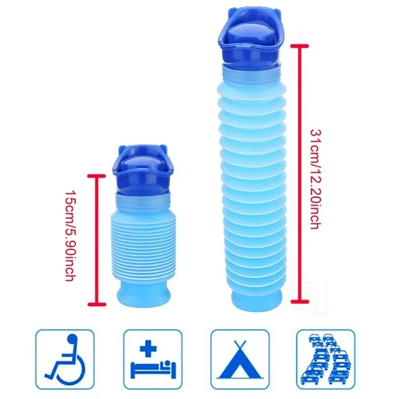 Portable Urinal Male Female Emergency Travel Camping Car Toilet Pee Bottle Kit
