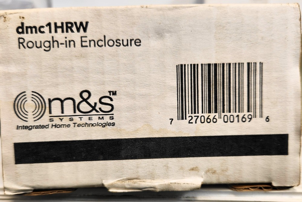 M&S DMC1HRW Rough-in Enclosure
