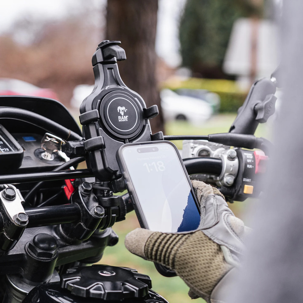Ram Quick-Grip Pro Handlebar Phone Mount Short Accessories