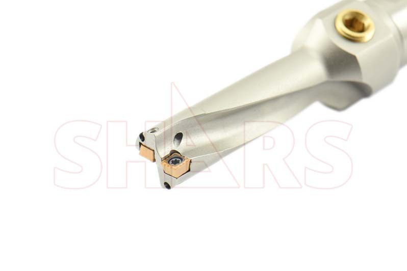 1PC 0.500" 3xD Coolant Through Indexable Drill + 2 SPMX Inserts !{