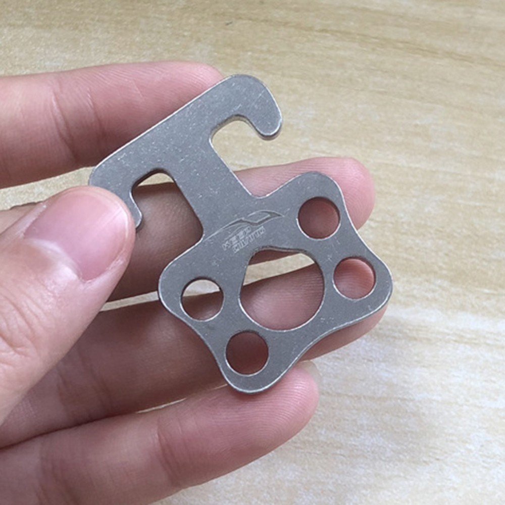 Practical Tight Rope Buckle Stainless Steel Replace The Single Head Hook
