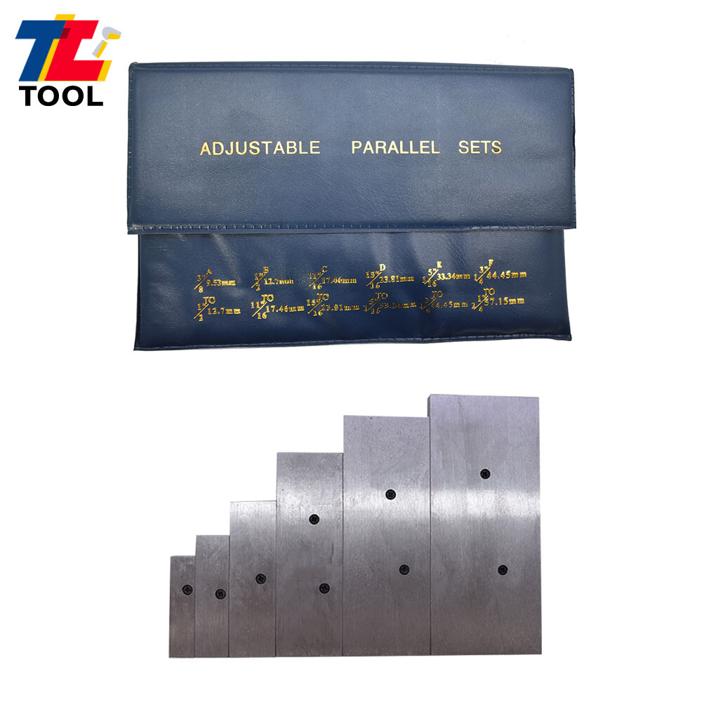 6Pcs Adjustable Parallel Set 3/8" - 2-1/4" From High Precision