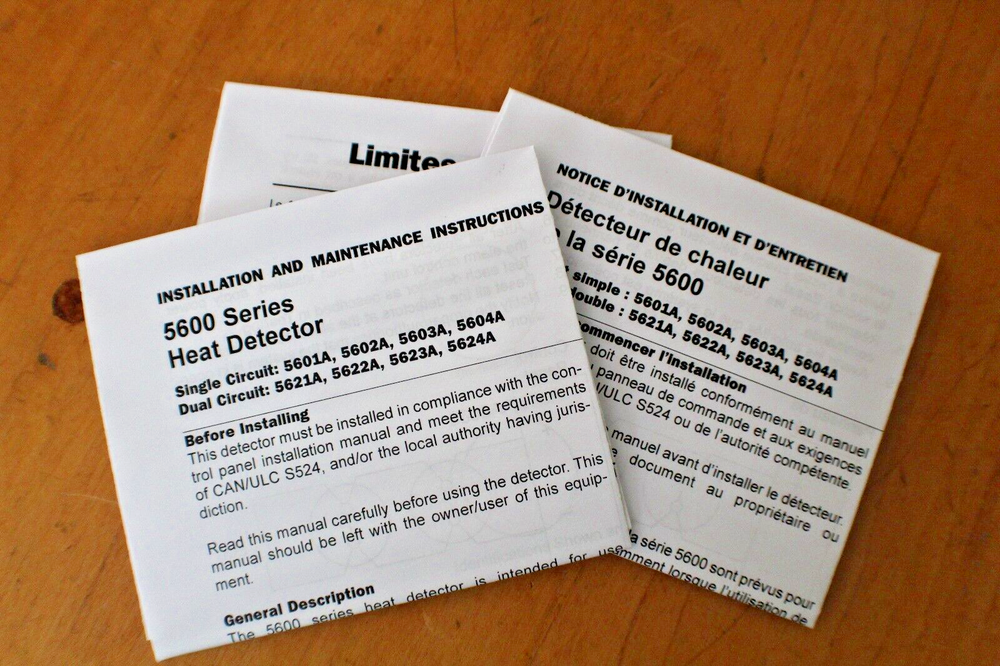 System Sensor 5601A – Heat Detector 57c/135f ROR/Fixed Temp Single Contact