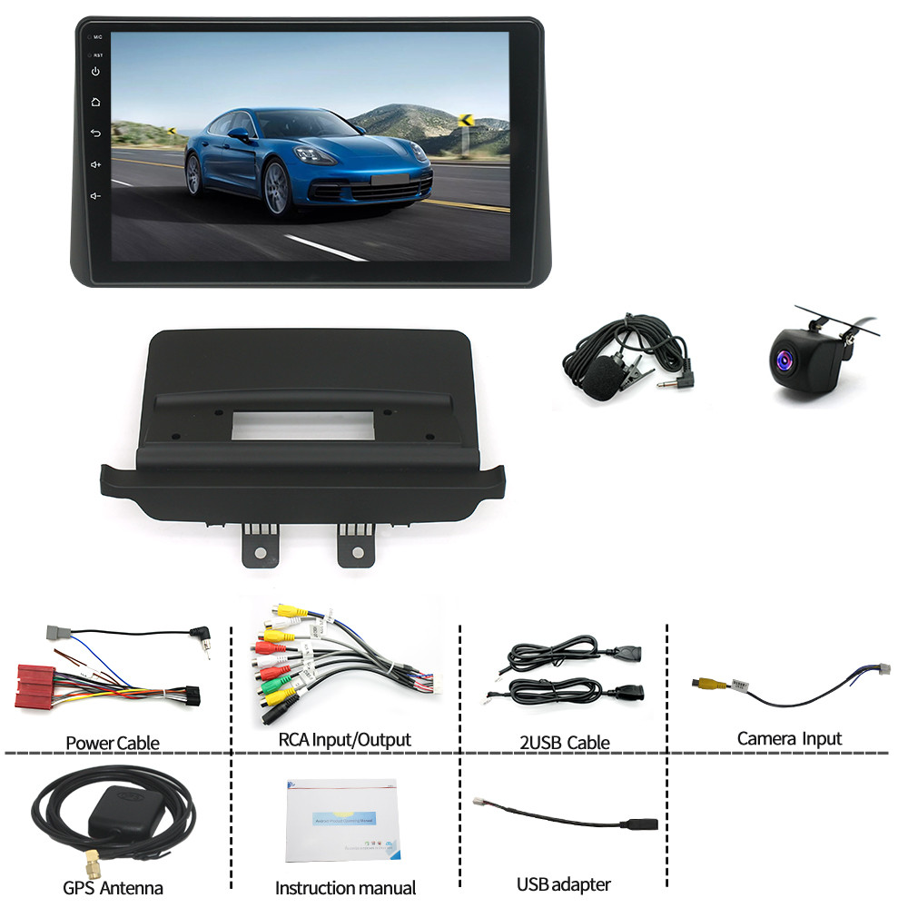 FM/RDS Bluetooth RearViewCamera Radio for 2016 Scion iA Android Auto