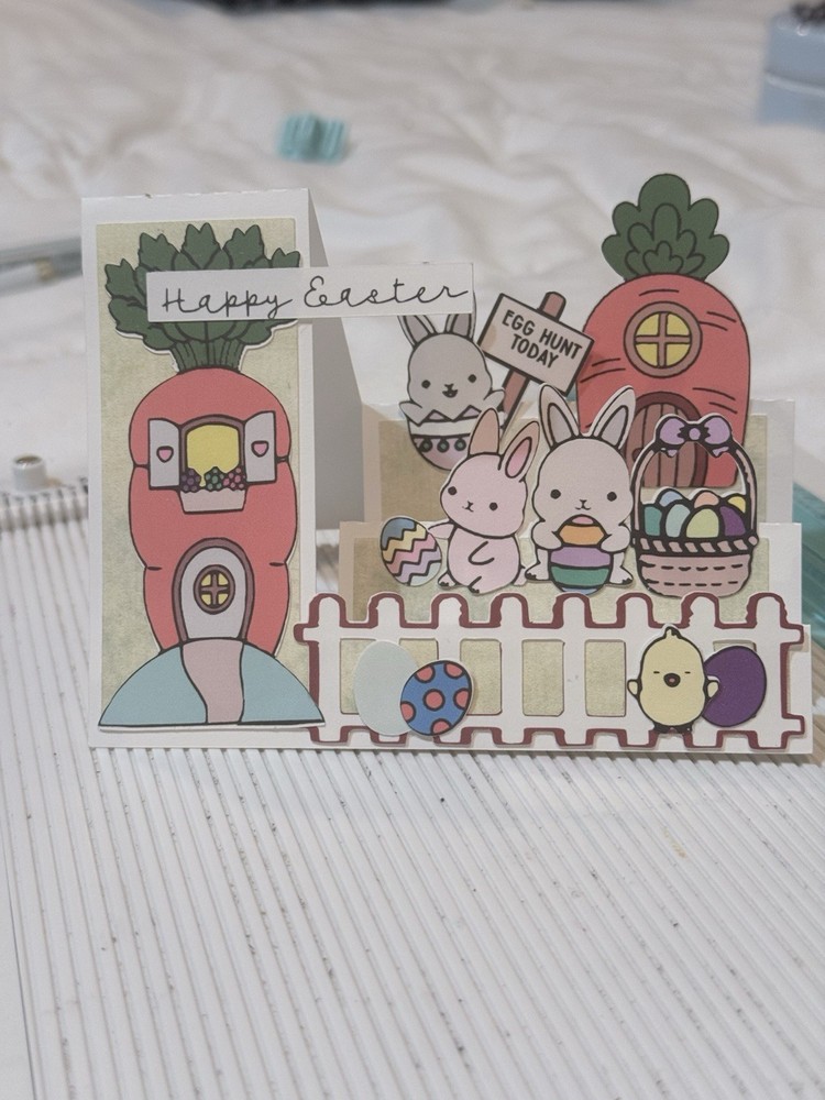 Stampin Up Card Kit Easter Bunny Carrots Eggs