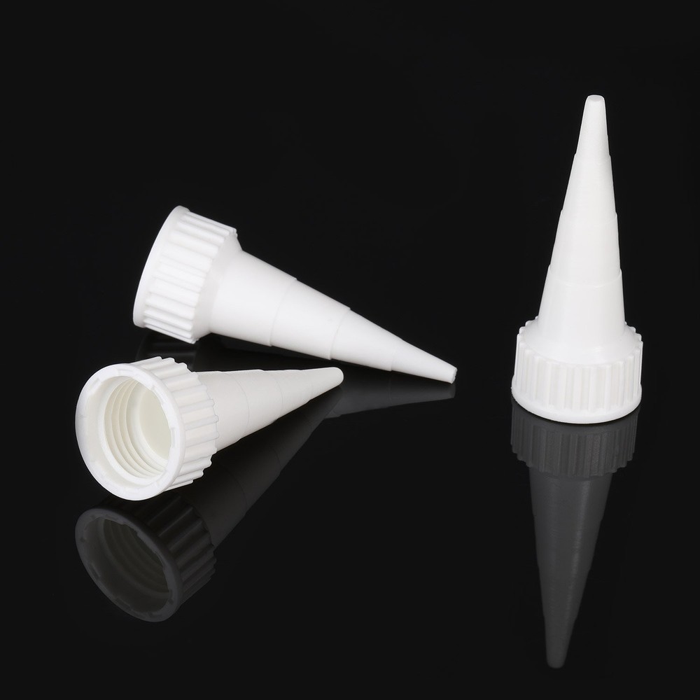 Zhehao 20 Pack e6000 Snip Tip Applicator Tips Cap for E6000 Craft Glue White