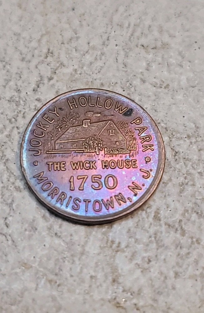 1975 Penny Double Die Error Misprint Rainbow