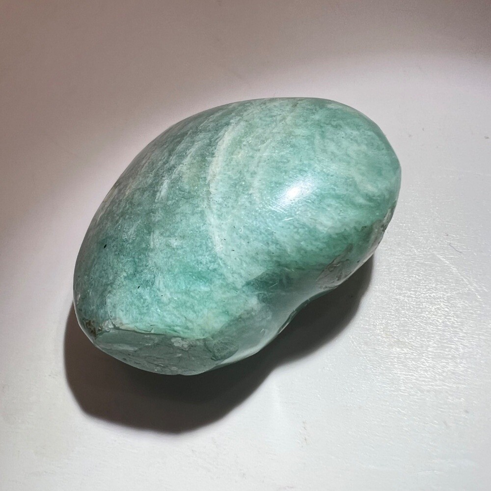 Amazonite Heart Carving (#6)